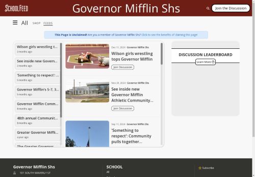 Governor Mifflin Shs