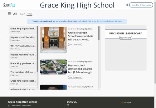 Grace King High School