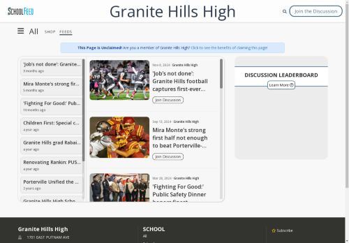 Granite Hills High