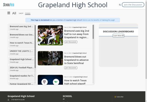 Grapeland High School