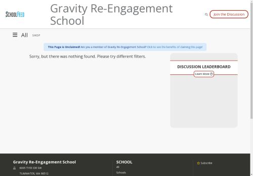 Gravity Re-Engagement School