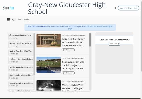 Gray-New Gloucester High School
