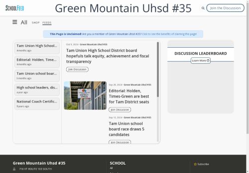 Green Mountain Uhsd #35