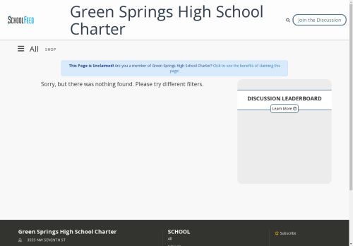 Green Springs High School Charter