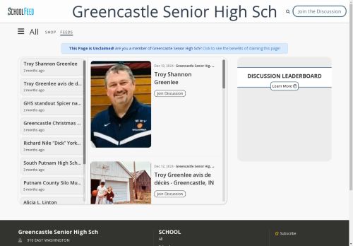 Greencastle Senior High Sch