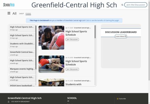 Greenfield-Central High Sch