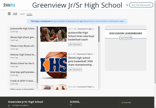 Greenview Jr/Sr High School
