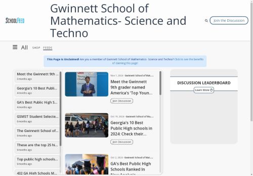Gwinnett School of Mathematics- Science and Techno