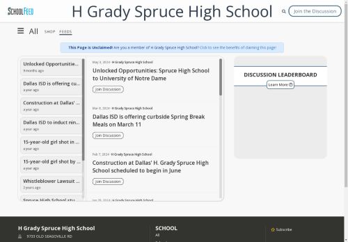 H Grady Spruce High School