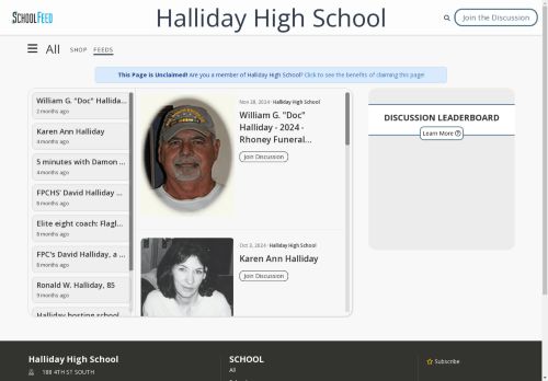 Halliday High School