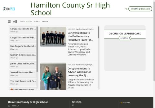Hamilton County Sr High School