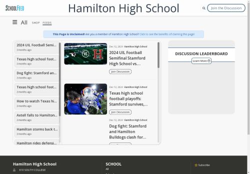 Hamilton High School