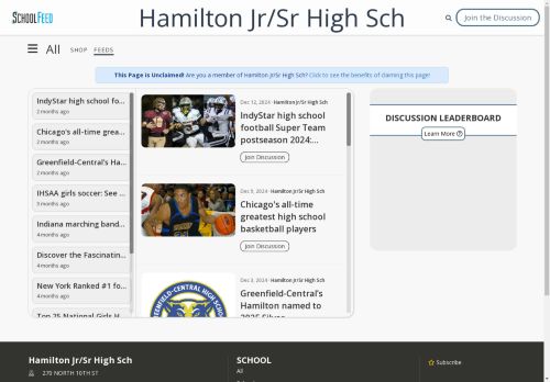 Hamilton Jr/Sr High Sch