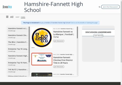 Hamshire-Fannett High School