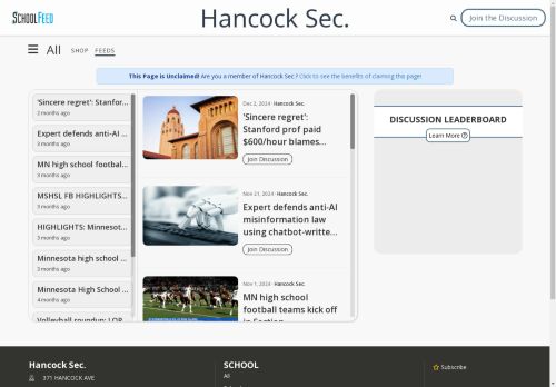 Hancock Sec.