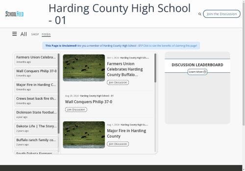 Harding County High School - 01