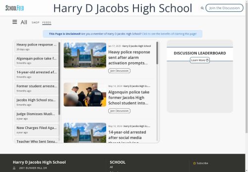 Harry D Jacobs High School