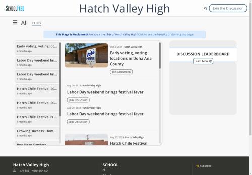 Hatch Valley High