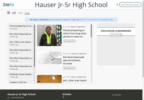 Hauser Jr-Sr High School