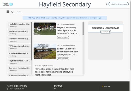 Hayfield Secondary