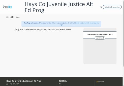 Hays Co Juvenile Justice Alt Ed Prog