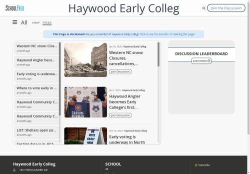 Haywood Early Colleg