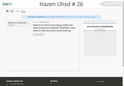 Hazen Uhsd # 26