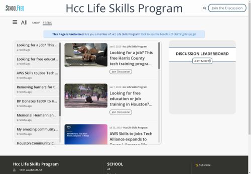 Hcc Life Skills Program