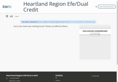 Heartland Region Efe/Dual Credit