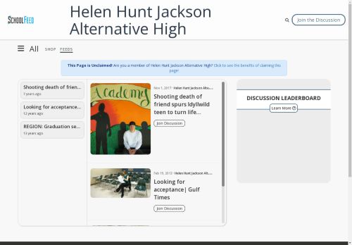 Helen Hunt Jackson Alternative High