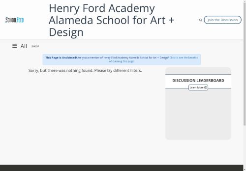 Henry Ford Academy Alameda School for Art + Design
