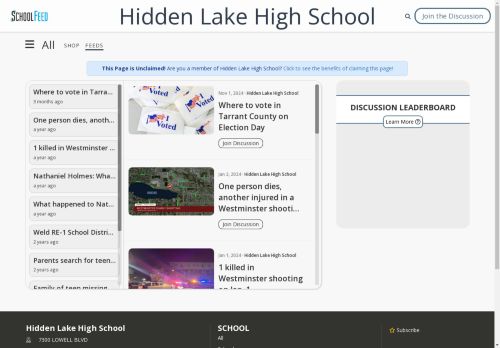 Hidden Lake High School