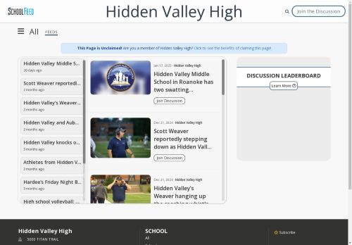 Hidden Valley High