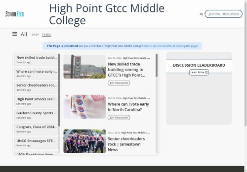 High Point Gtcc Middle College