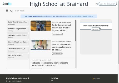 High School at Brainard