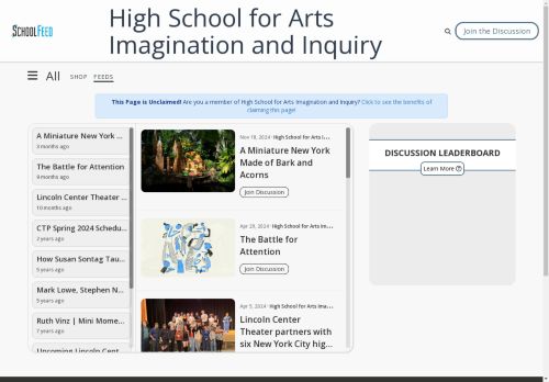 High School for Arts Imagination and Inquiry