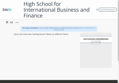 High School for International Business and Finance