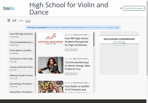 High School for Violin and Dance