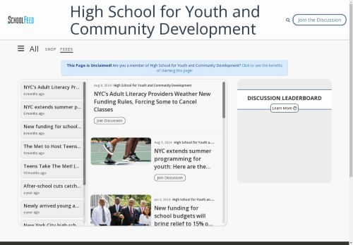 High School for Youth and Community Development