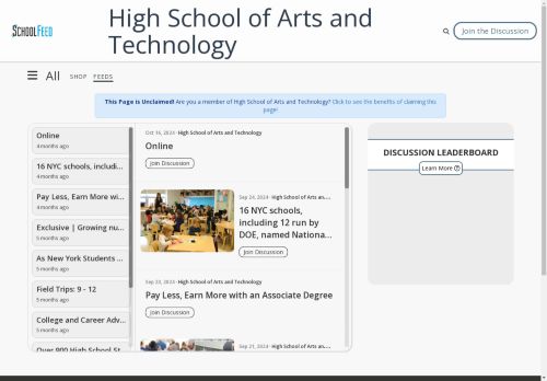 High School of Arts and Technology