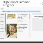 High School Summer Program