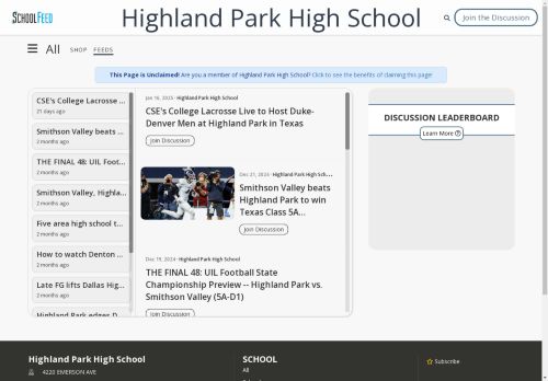 Highland Park High School