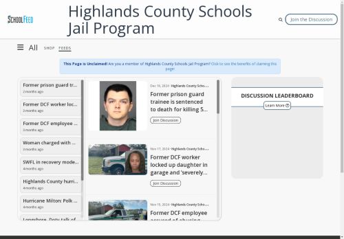 Highlands County Schools Jail Program
