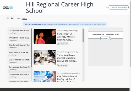 Hill Regional Career High School