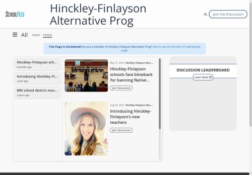 Hinckley-Finlayson Alternative Prog