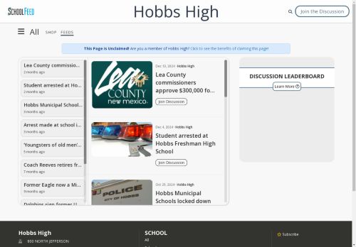 Hobbs High
