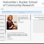 Holcombe L Rucker School of Community Research