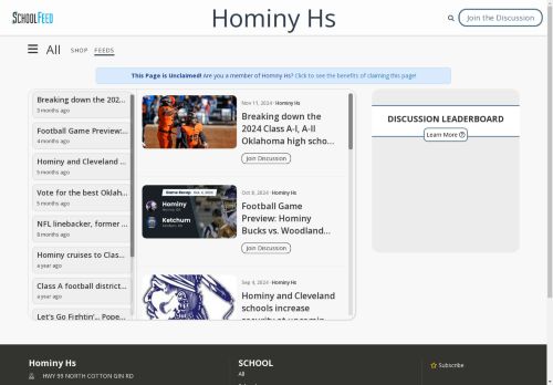 Hominy Hs