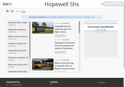 Hopewell Shs