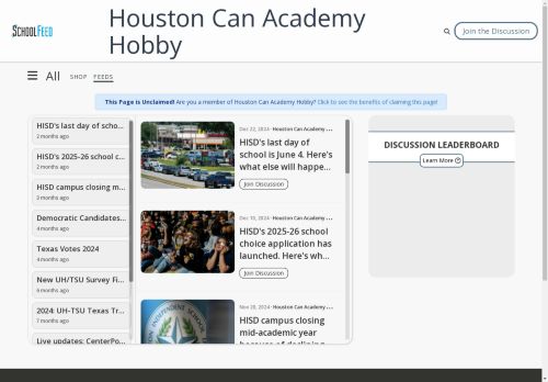 Houston Can Academy Hobby